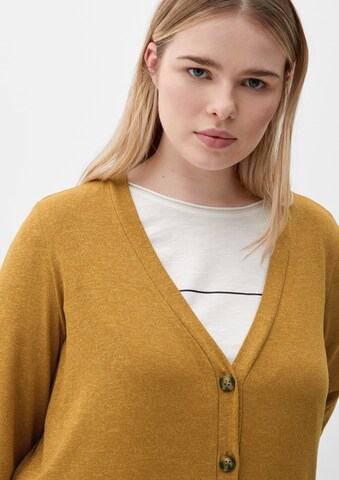 Cardigan TRIANGLE en jaune