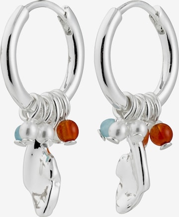 Pilgrim - Brincos 'Sense' em prata: frente