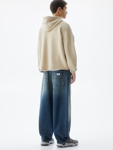 Pull&Bear Loosefit Jeans in Blau