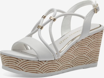 MARCO TOZZI Strap Sandals in White: front