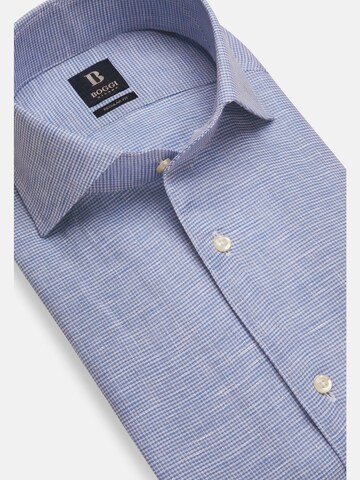 Coupe regular Chemise Boggi Milano en bleu