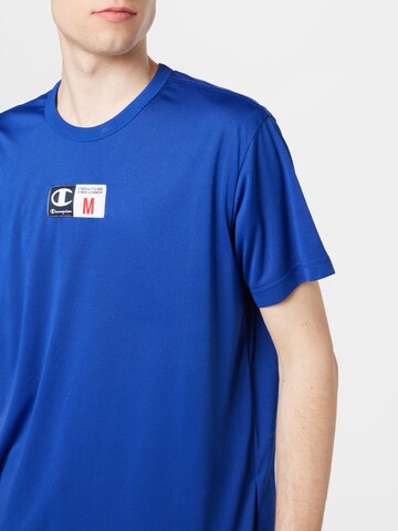 Champion Authentic Athletic Apparel Funkcionalna majica | modra barva