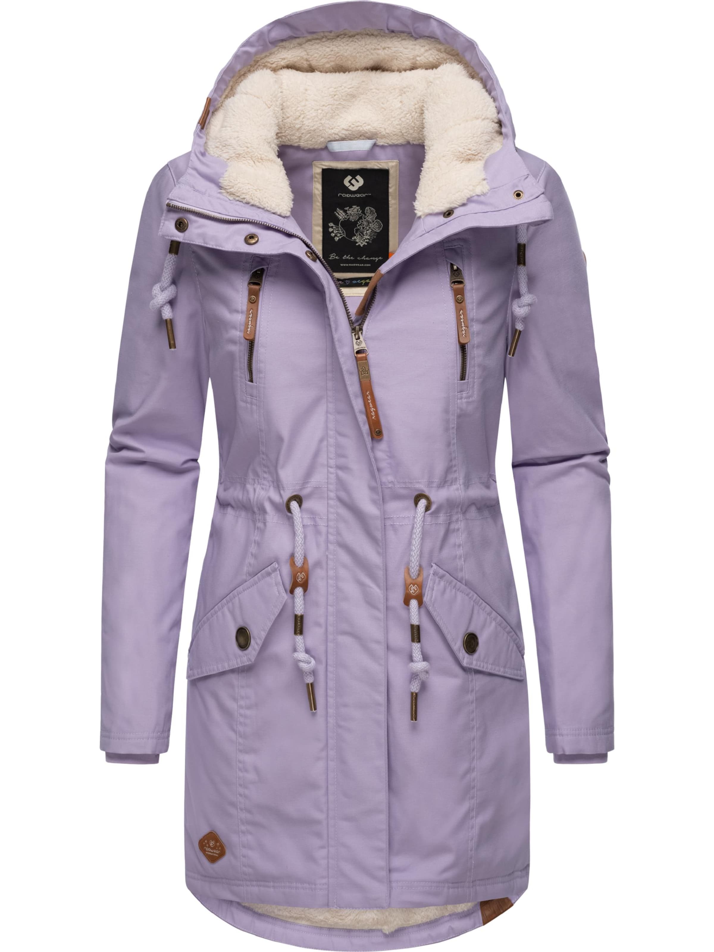 Parka d’hiver 'Elsie' Ragwear en violet : devant