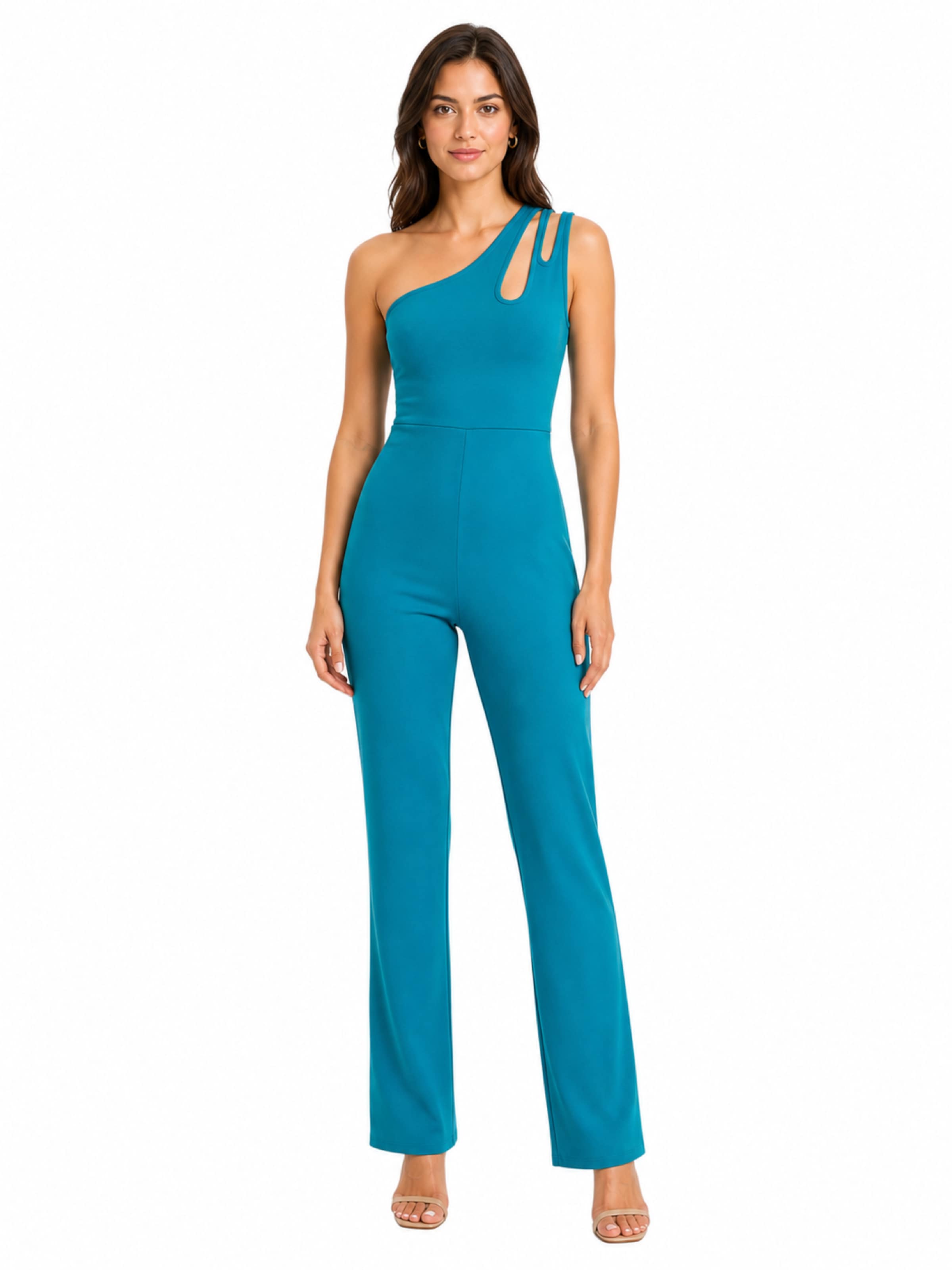 Monki Jumpsuit in Green: front