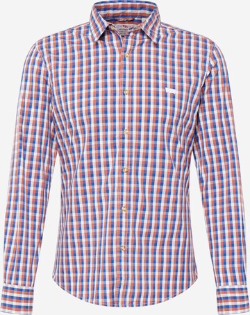 Coupe slim Chemise 'LS Battery HM Shirt Slim' LEVI'S ® en bleu : devant