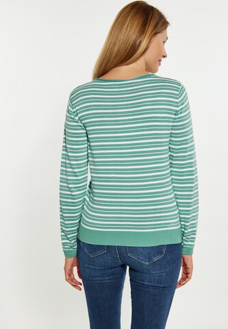 usha BLUE LABEL Вязаная кофта в Зеленый