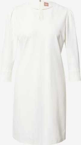 BOSS Black - Vestido 'Distany' em branco: frente