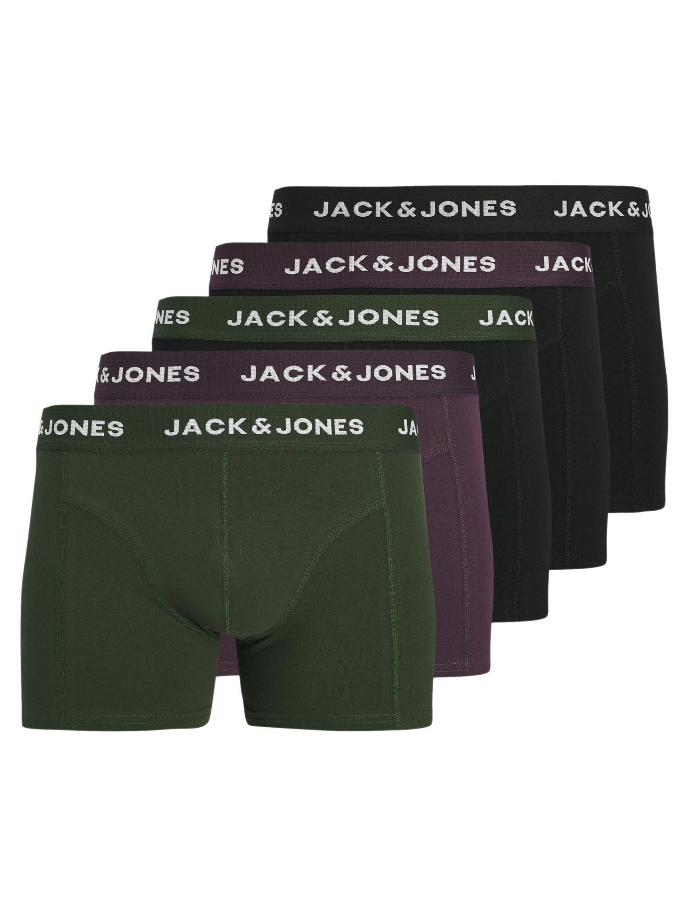 JACK & JONES Boxer shorts 'Solid' in Mixed colors: front