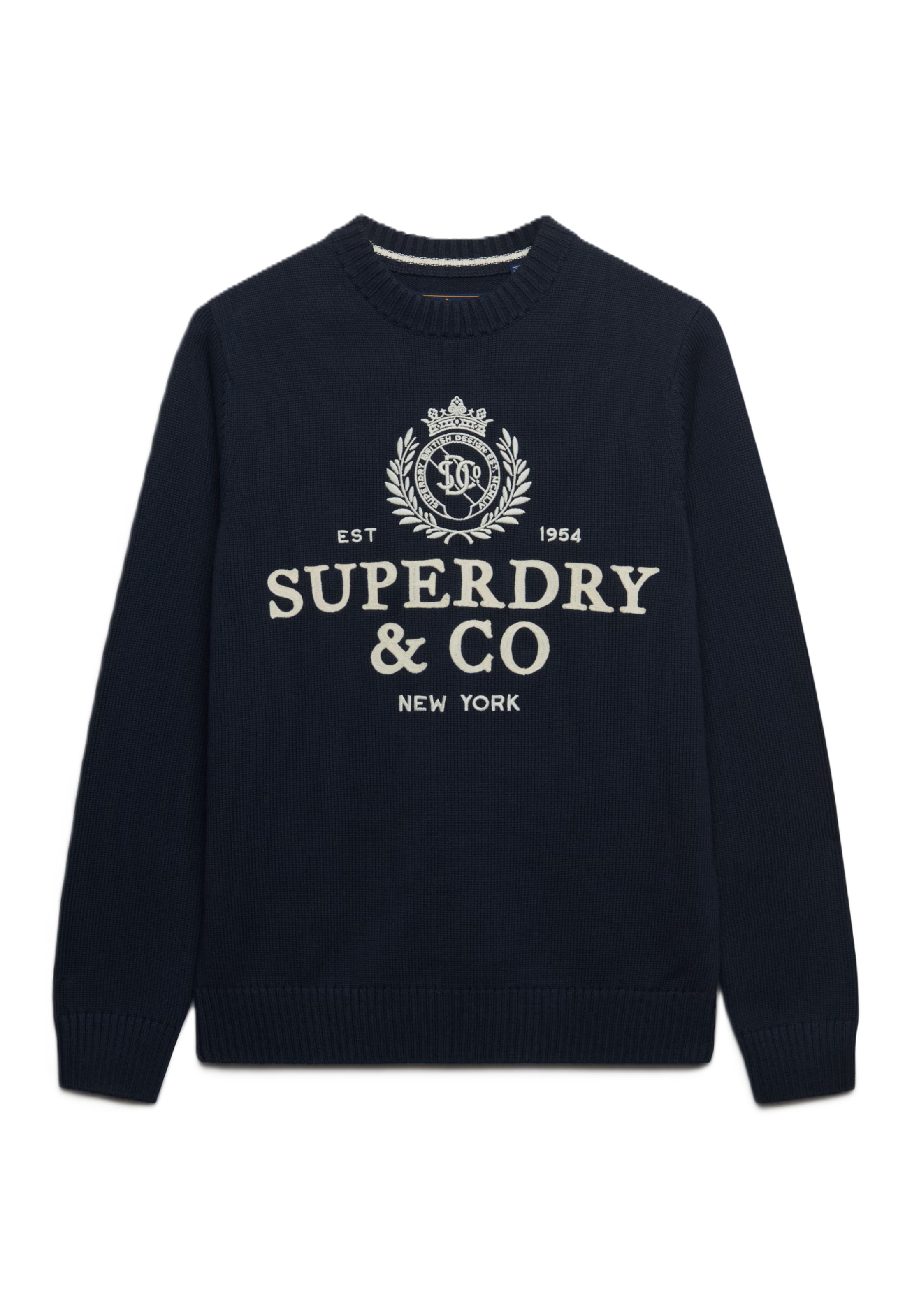 Superdry & Co Svetr – bílá: přední strana