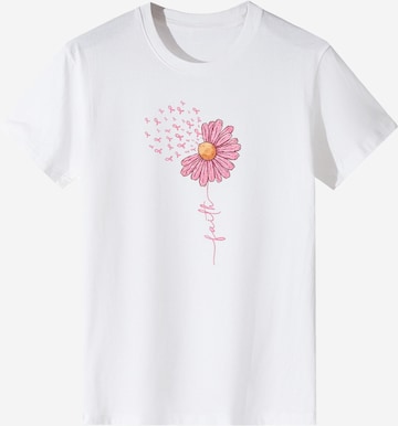 T-shirt LapaPlus en blanc : devant