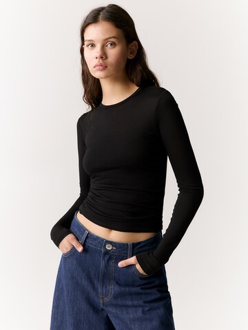 Maglietta di Pull&Bear in nero: frontale