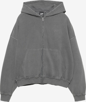 Hanorac de la Pull&Bear pe gri: față