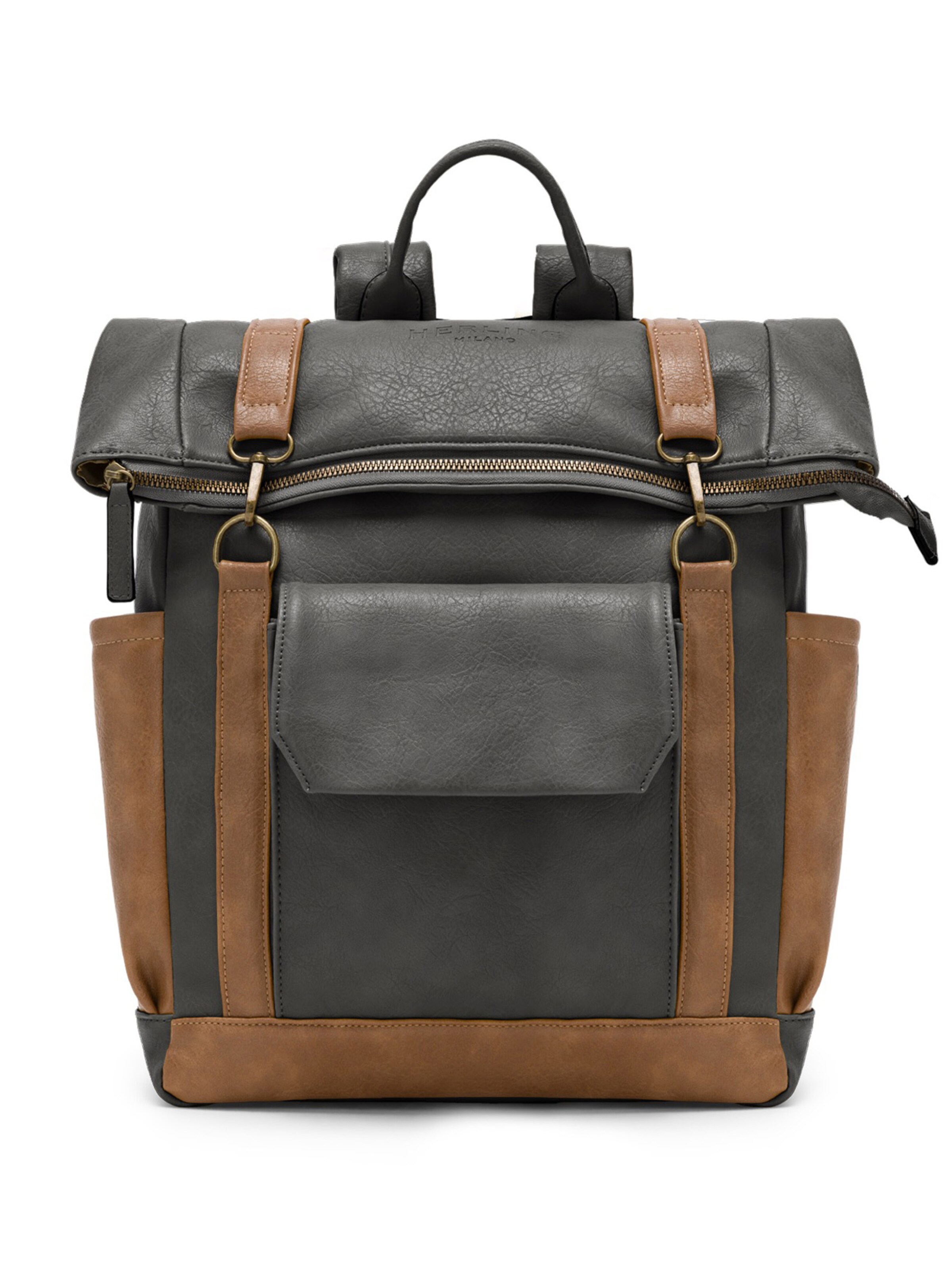 Herling Backpack 'Quinlan' in Grey: front