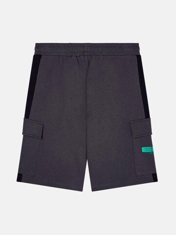 EA7 Emporio Armani Regular Broek 'EA7 EMPORIO ARMANI kids BERMUDA FELPA BERMUDA' in Grijs