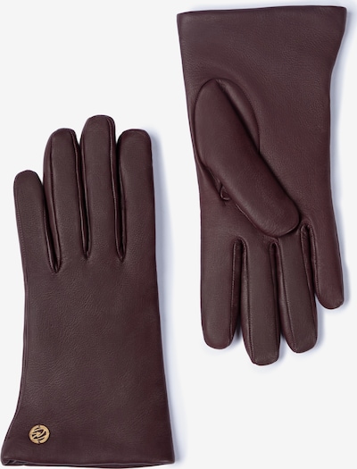 Isabel Bernard Handschuhe in bordeaux, Produktansicht