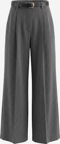 Anna Field Wide Leg Hose in Grau: Vorderseite