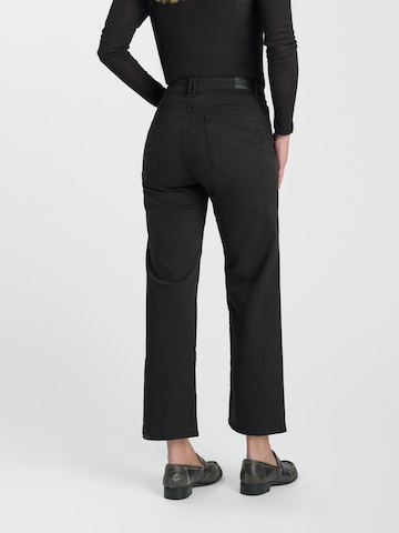 Wide Leg Jean Le Temps Des Cerises en noir : derrière