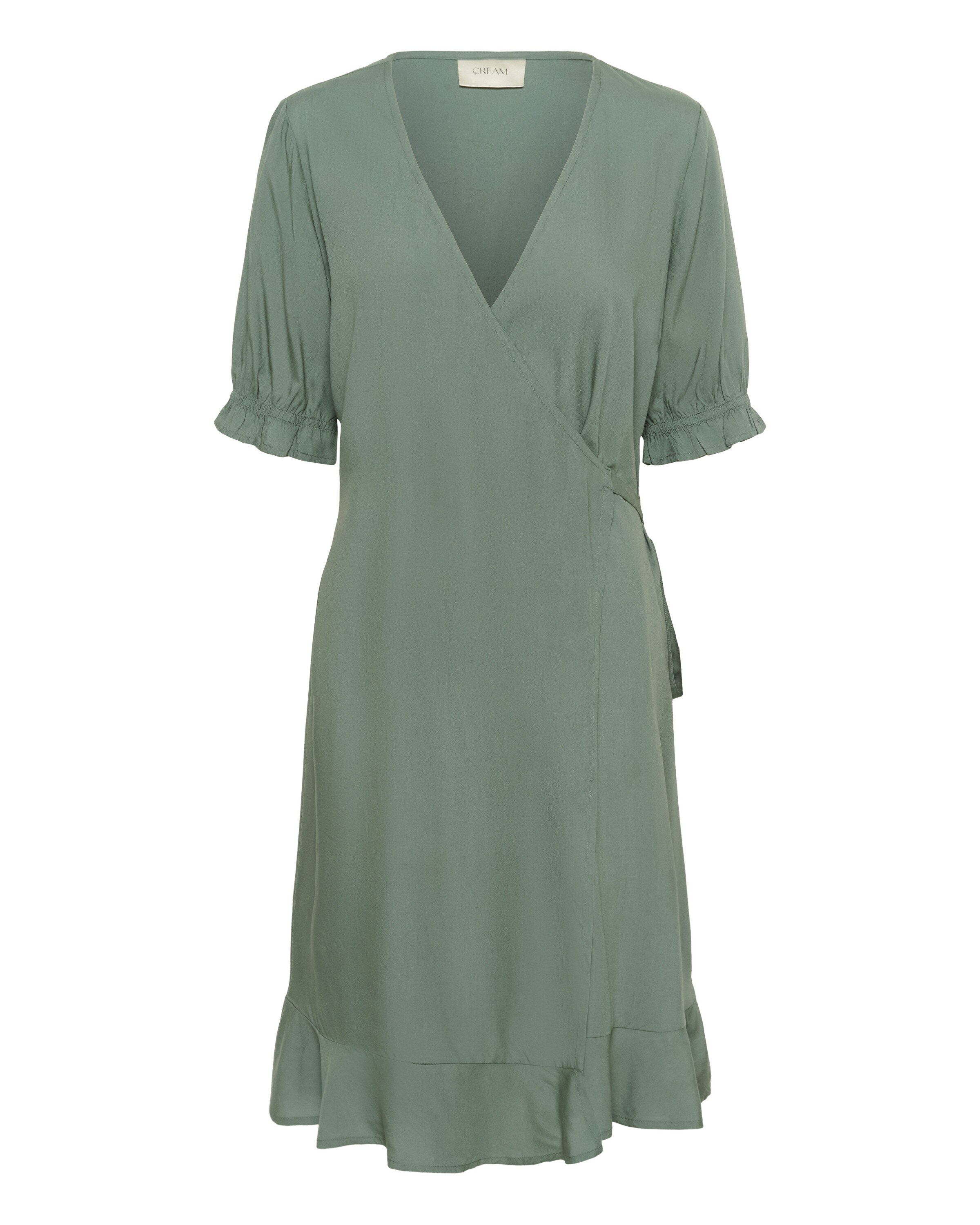 Robe 'Tiah' Cream en vert : devant