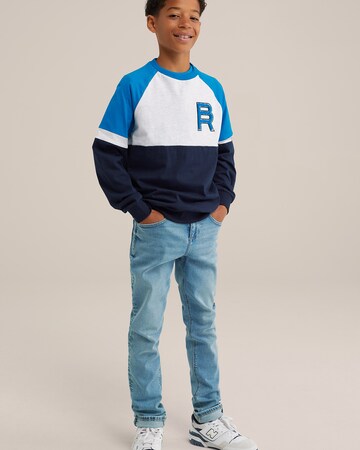 Tricou de la WE Fashion pe albastru