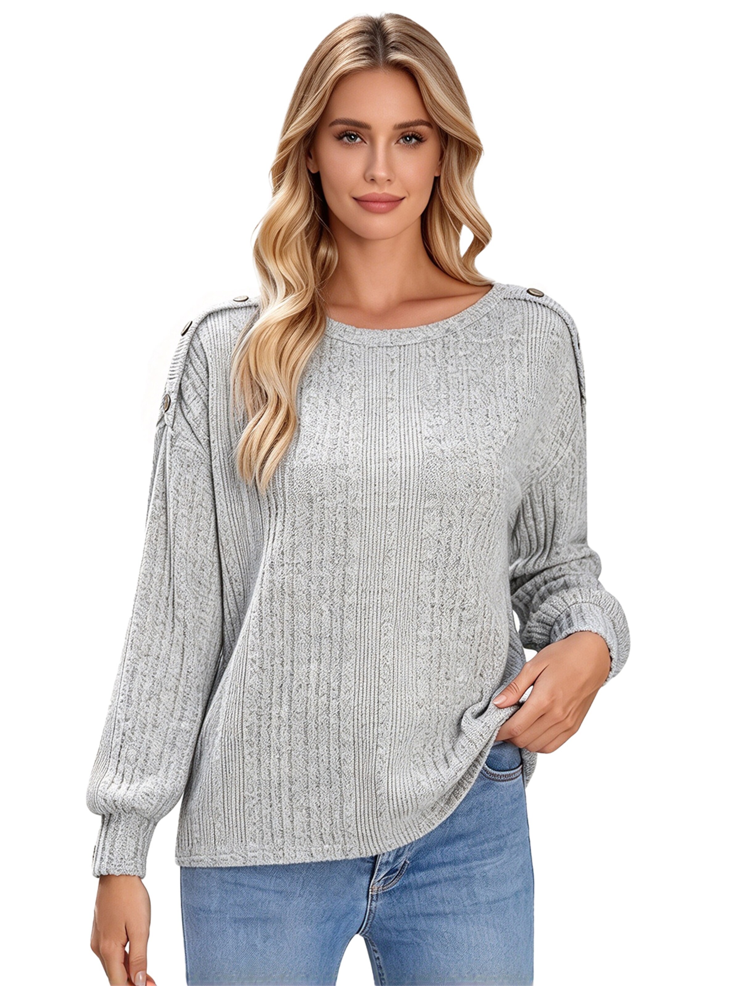 KoJooin Sweater in Grey: front