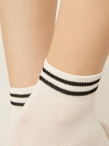 CALZEDONIA Socks in Beige