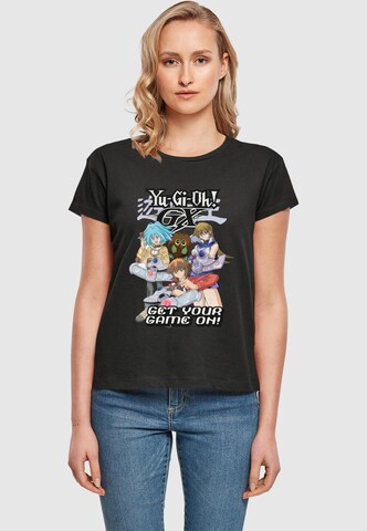 Merchcode Shirt 'Yu-Gi-Oh! - Game On' in Black: front