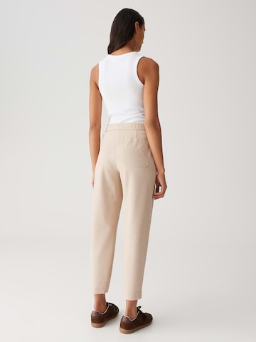 OPUS Дънки Tapered Leg Панталон 'Myha' в бежово