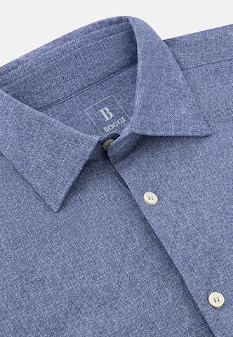 Boggi Milano Regular fit Overhemd in Blauw