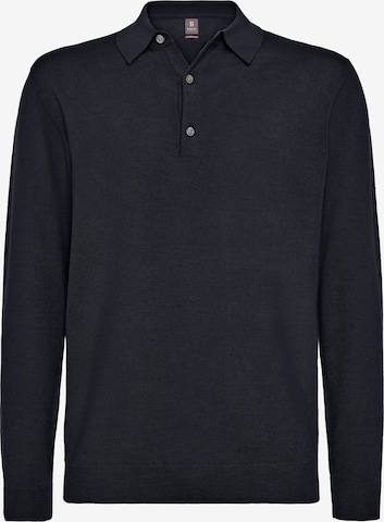 Boggi Milano Knit cardigan in Blue: front