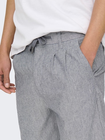 Regular Pantalon 'Linus' Only & Sons en bleu