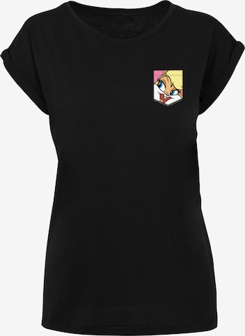 T-shirt 'Looney Tunes Lola Bunny Face' F4NT4STIC en noir : devant