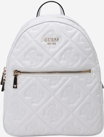 GUESS Backpack 'VIKKY II' in White: front