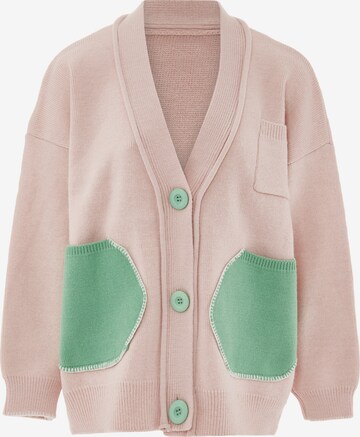 IMMY Knit Cardigan in Pink: front