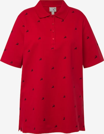 Ulla Popken Shirt in Rood: voorkant