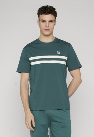 T-Shirt 'Egeo Co' Sergio Tacchini en bleu : devant