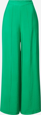 Nasty Gal Wide leg Pants in Green: front