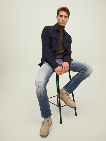 Coupe slim Jean 'Glenn' JACK & JONES en bleu