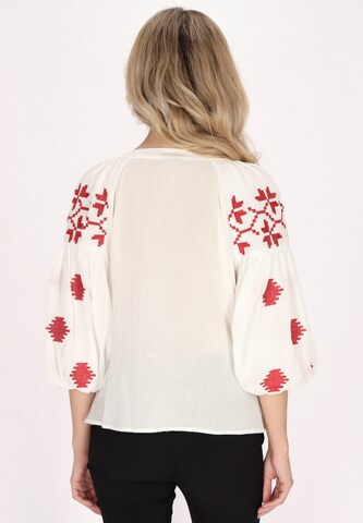 usha FESTIVAL Blouse in White