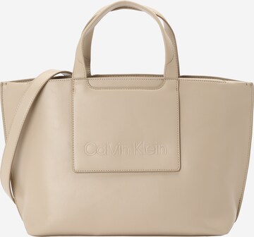 Calvin Klein Torba shopper w kolorze beżowy: przód