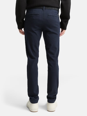 Coupe slim Pantalon chino TOM TAILOR DENIM en bleu