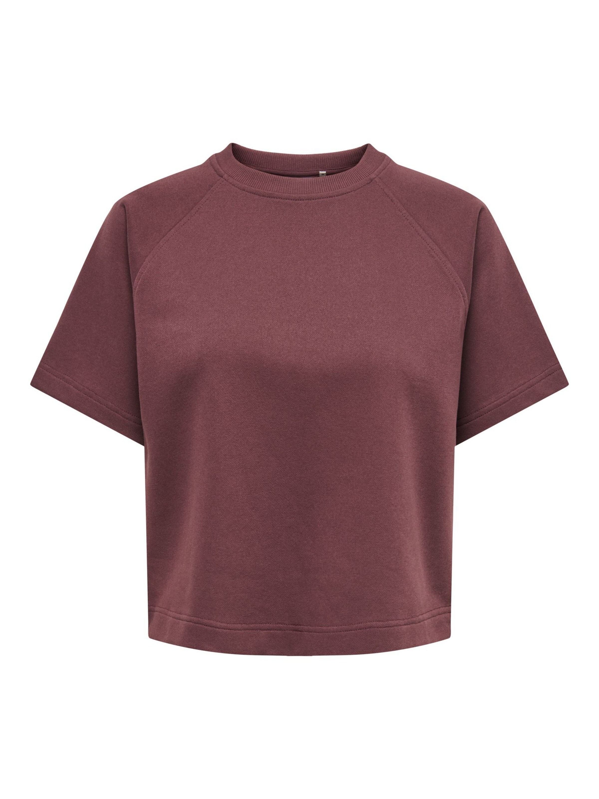 Sweat-shirt 'ONLOfelia' ONLY en marron : devant