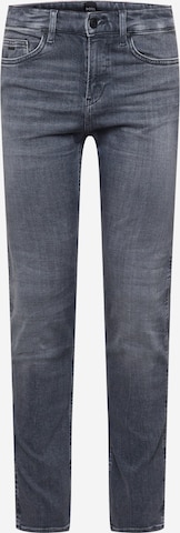 BOSS Black Slim fit Jeans 'Delaware' in Grey: front