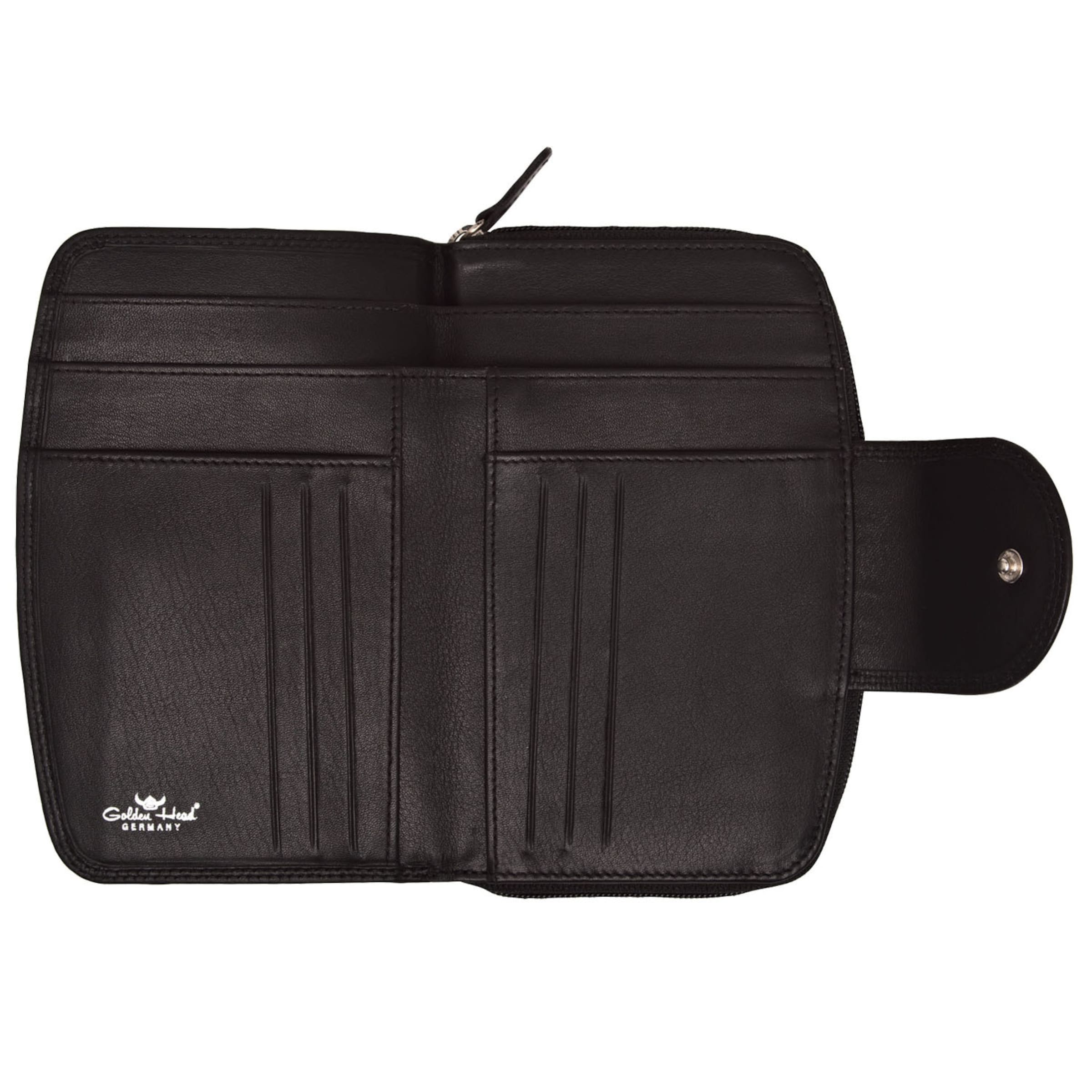 Porte-monnaies 'Polo' GOLDEN HEAD en noir