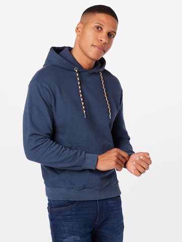 BLEND Sweatshirt 'Avebury' in Blau: predná strana