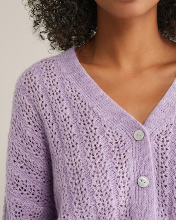 WE Fashion Strickjacke in Lila