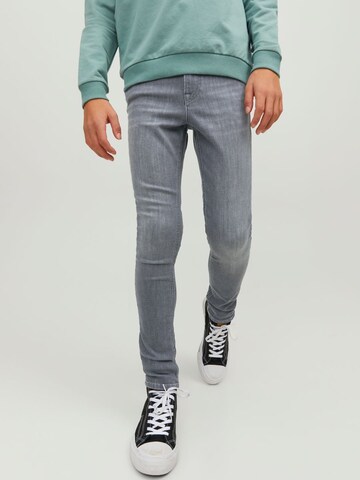 Jack & Jones Junior Slimfit Jeans in Grijs: voorkant