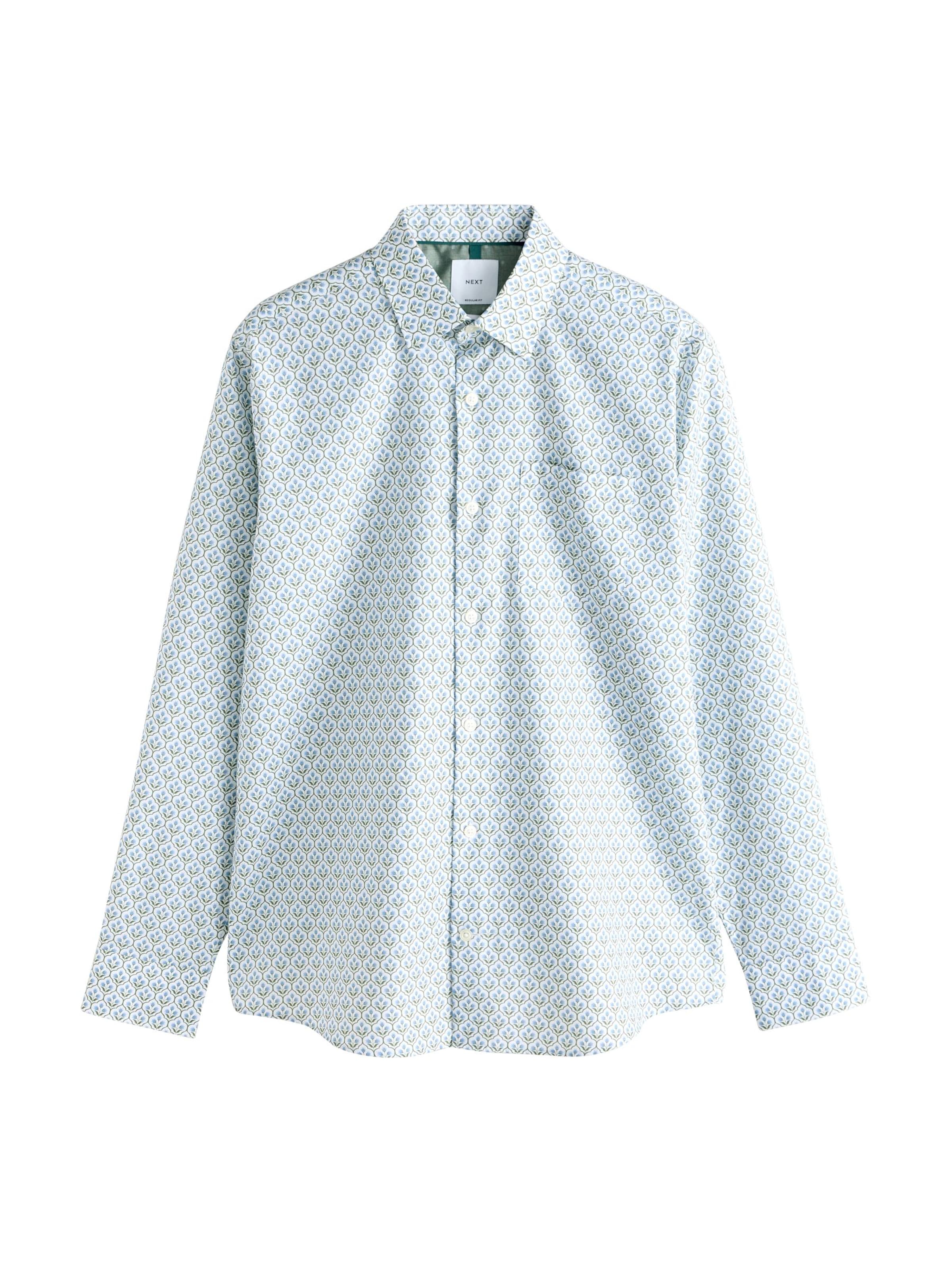 Next Средняя посадка Рубашка в Белый: спереди