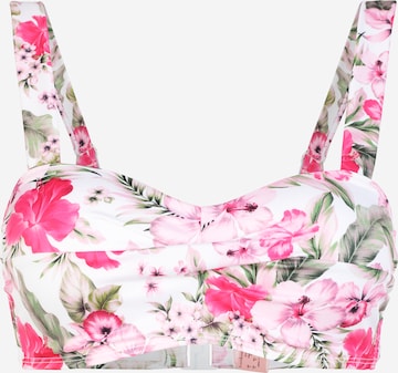 Hunkemöller Bandeau Bikinitopp i hvit: forside