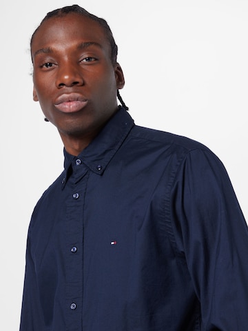 TOMMY HILFIGER Regular Fit Hemd in Blau