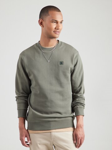 SCOTCH & SODA Sweatshirt 'Seasonal Core' in Grün: Vorderseite